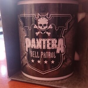 Pantera Hell Patrol Skull Mug Official Merch 2008